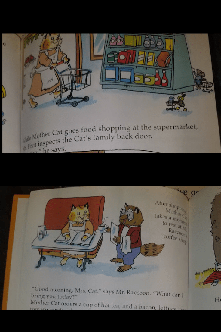 mothercatshoppingdiner